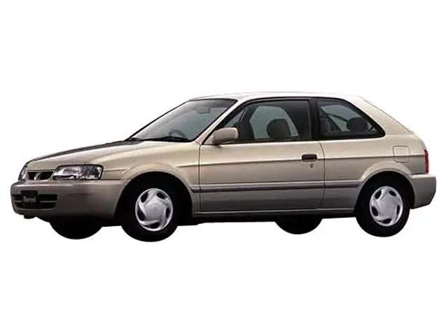 Toyota Tercel (EL51, EL53, EL55, NL50) 5 поколение, рестайлинг, хэтчбек 3 дв. (12.1997 - 08.1999)